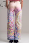 CONSTANÇA ENTRUDO sunset monster print denim trousers AW23_TRO07